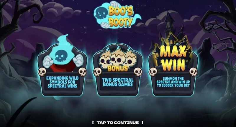 Boo's Booty - таблица с бонус функции и Feature Buy